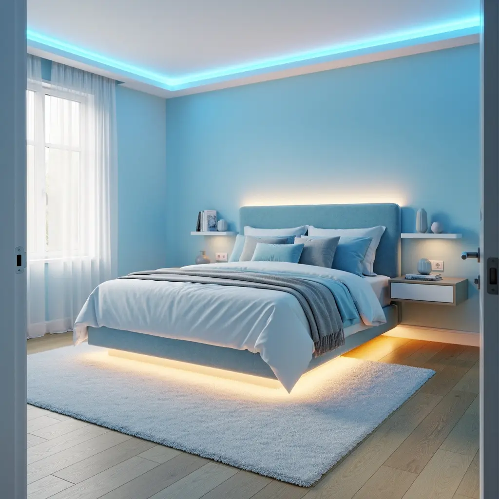 Sky Blue Dream Bedroom