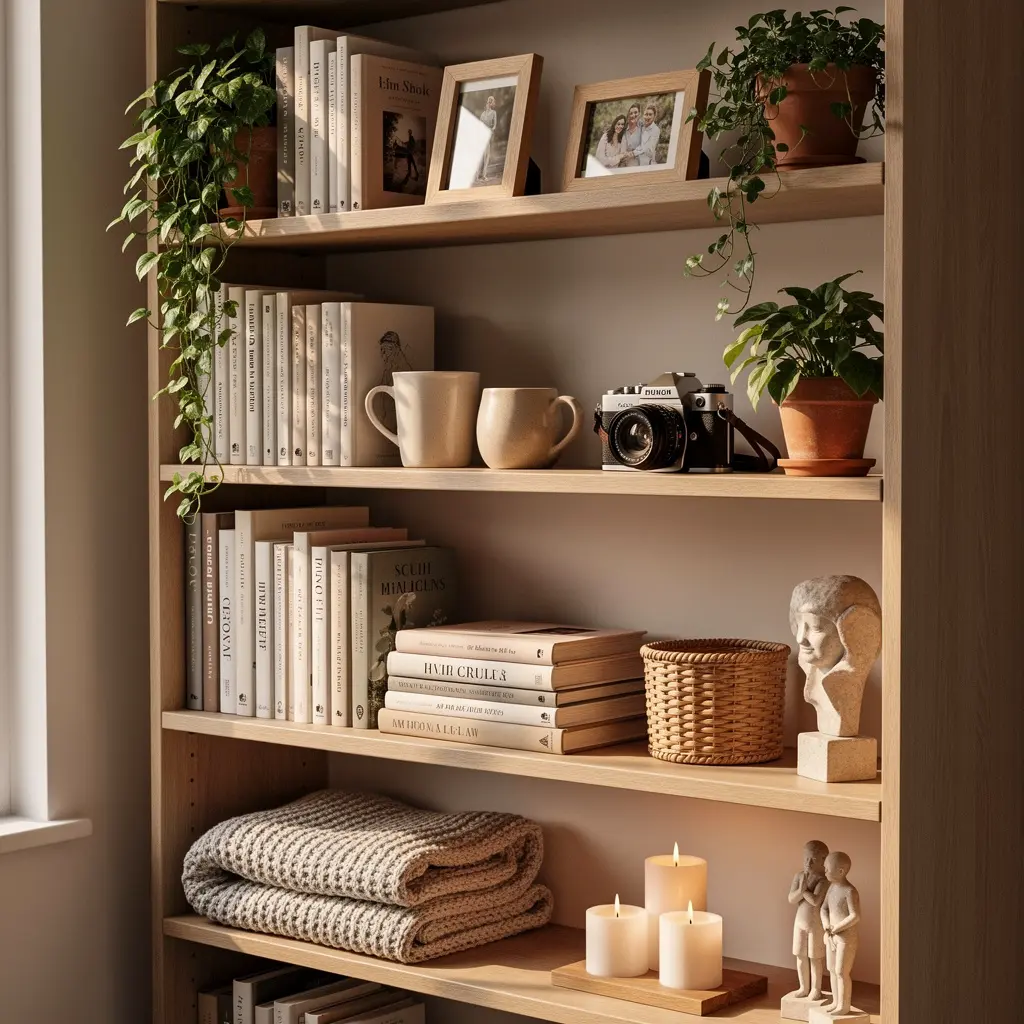 Cozy Aesthetic Bookshelf Decor Ideas