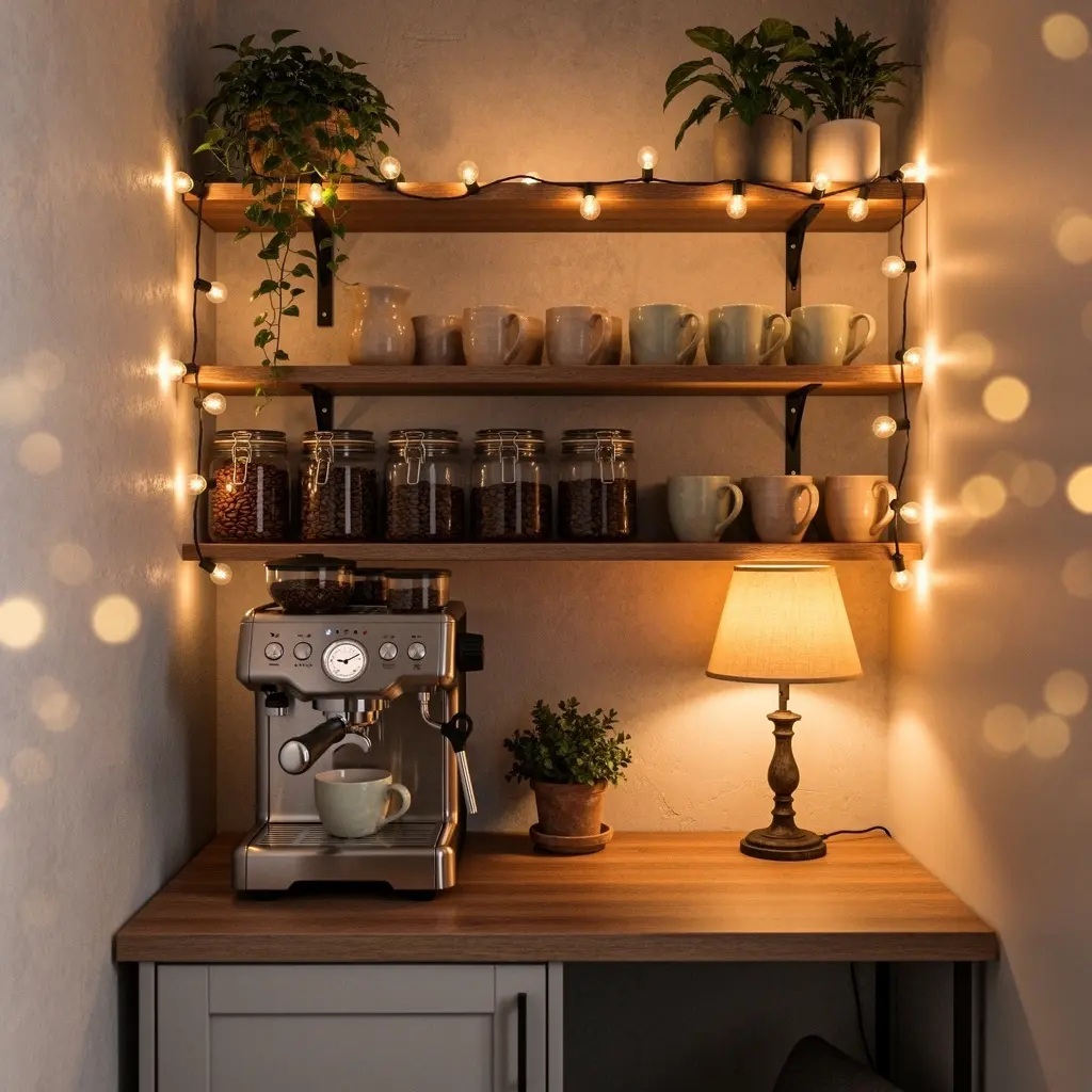 Cozy Aesthetic Coffee Bar Ideas