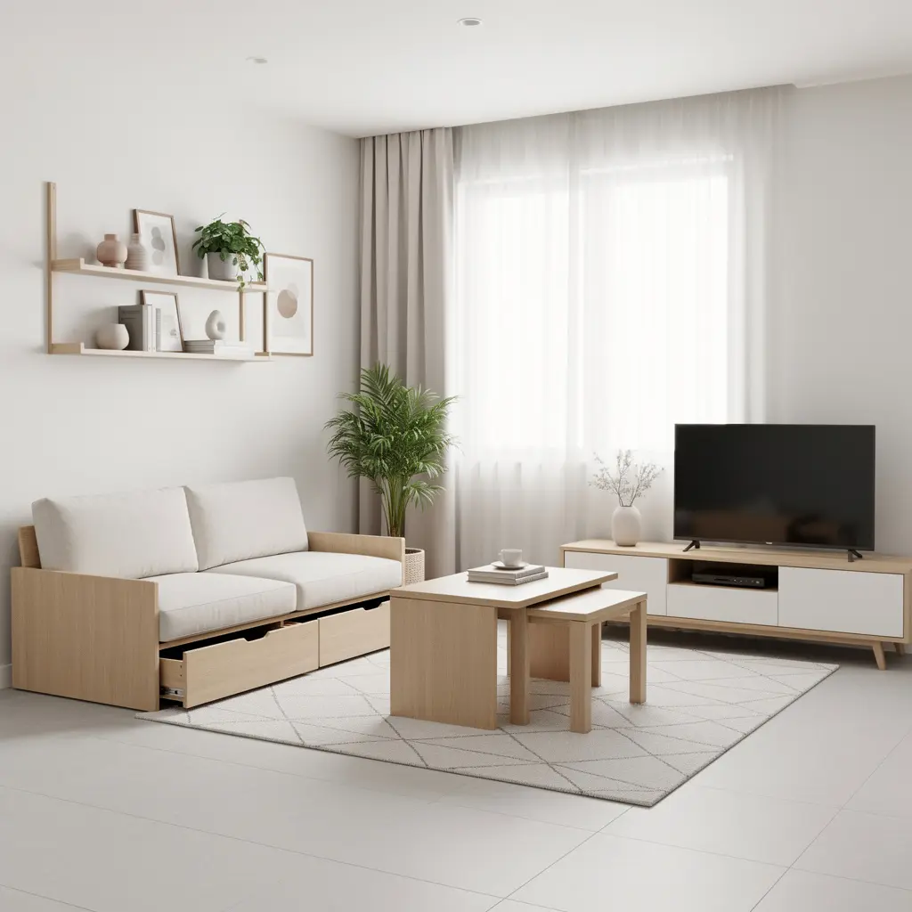 Minimalist Small Living Room