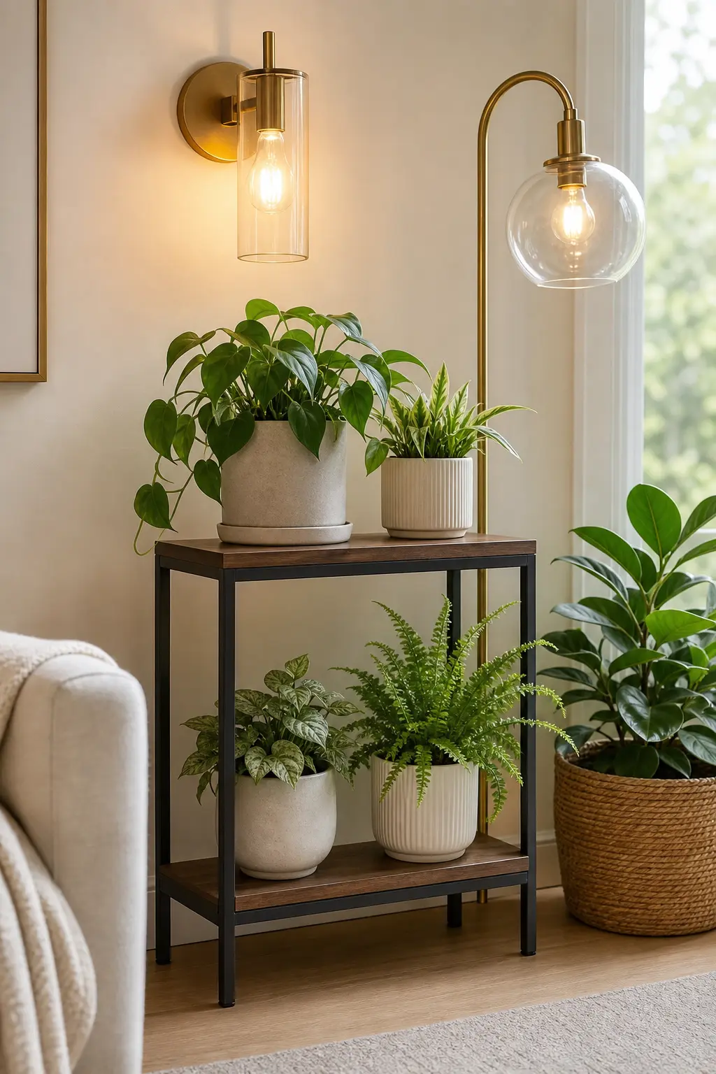 Modern 2-Tier Plant Stand Ideas