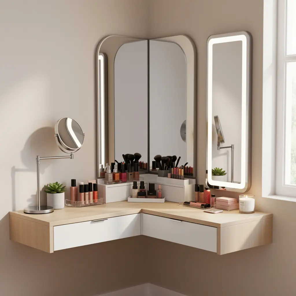 Smart Vanity Organizer Desk