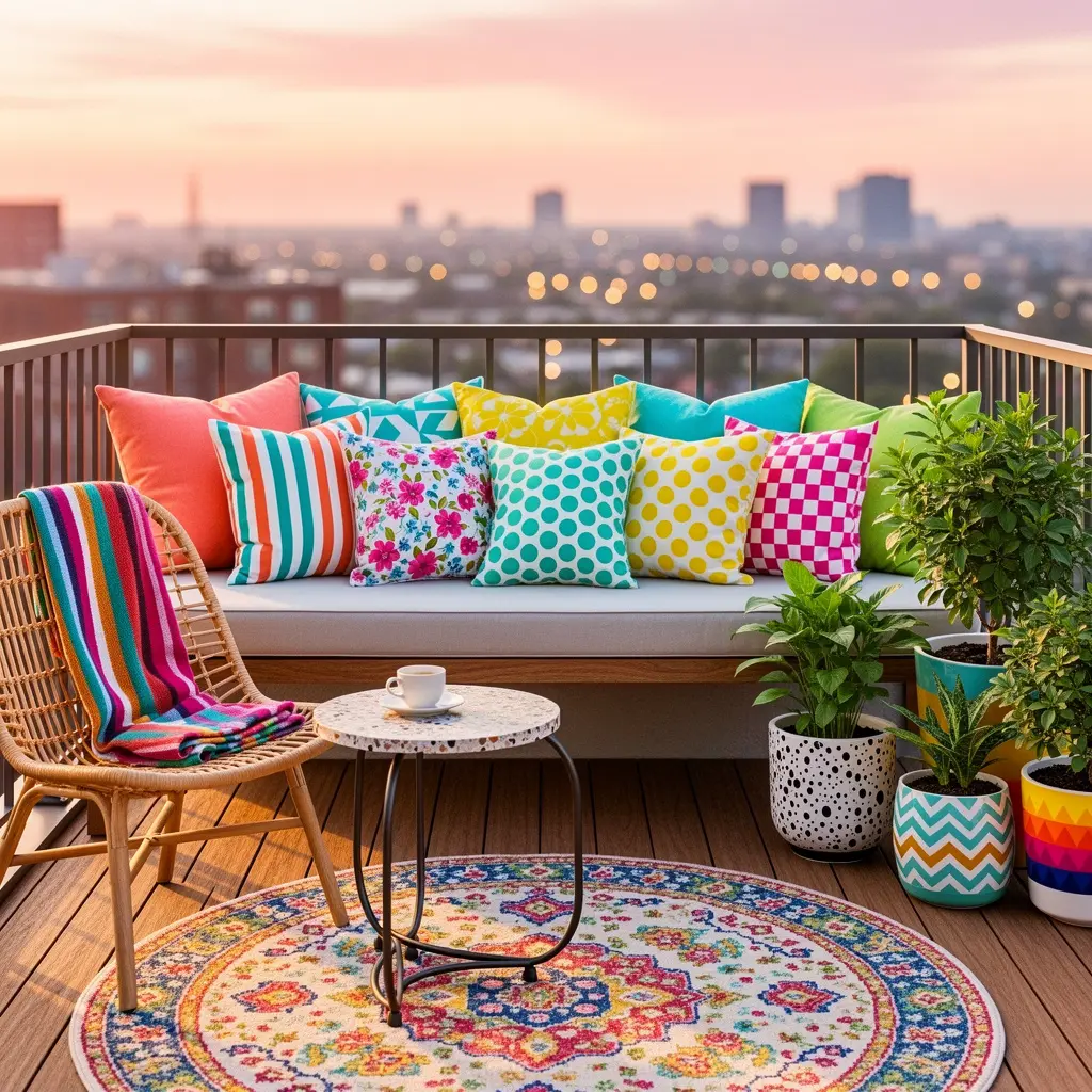 Cozy Dopamine Balcony Ideas