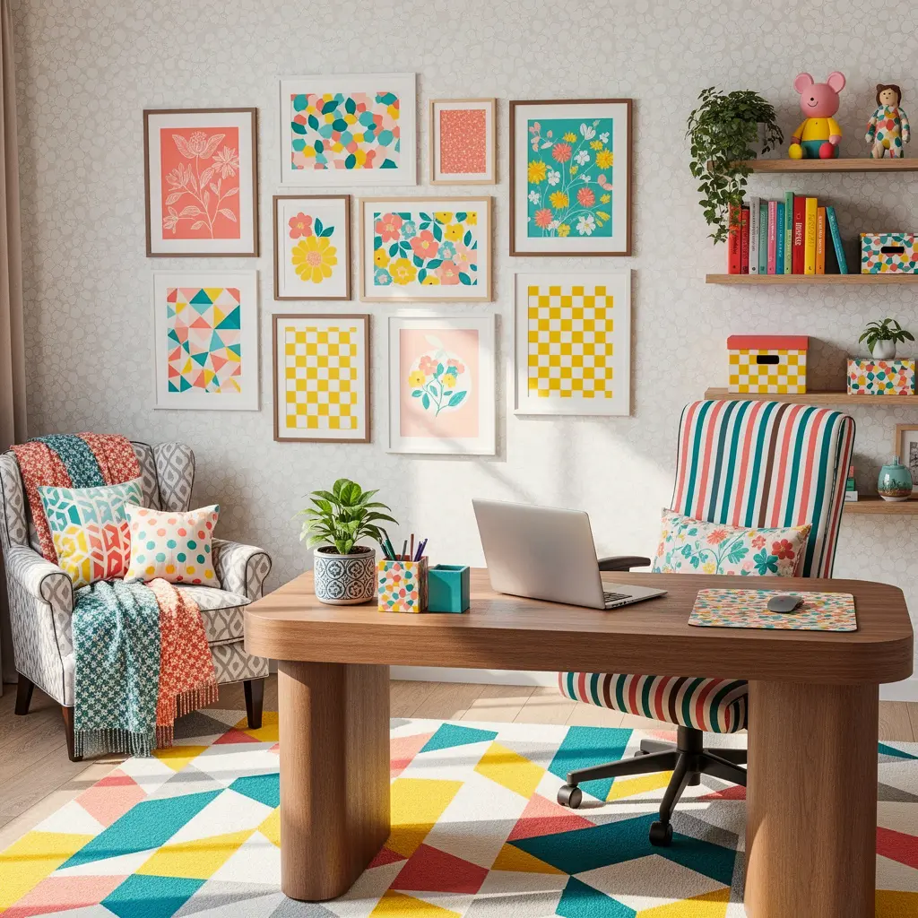 Dopamine-Decor Inspired Home Office Ideas