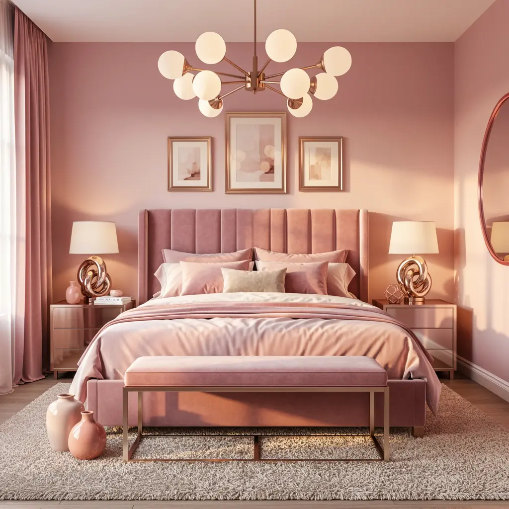 Pink Luxury Bedroom