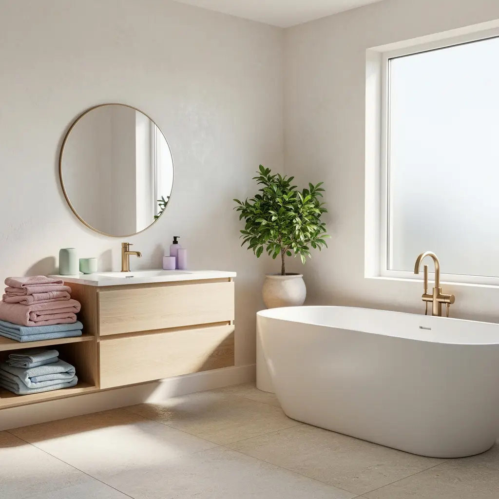 Dreamy Pastel Bathroom Ideas
