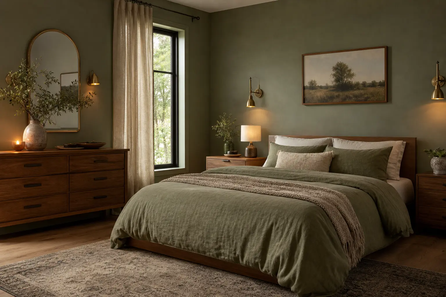 Cozy Sage Green Bedroom Ideas