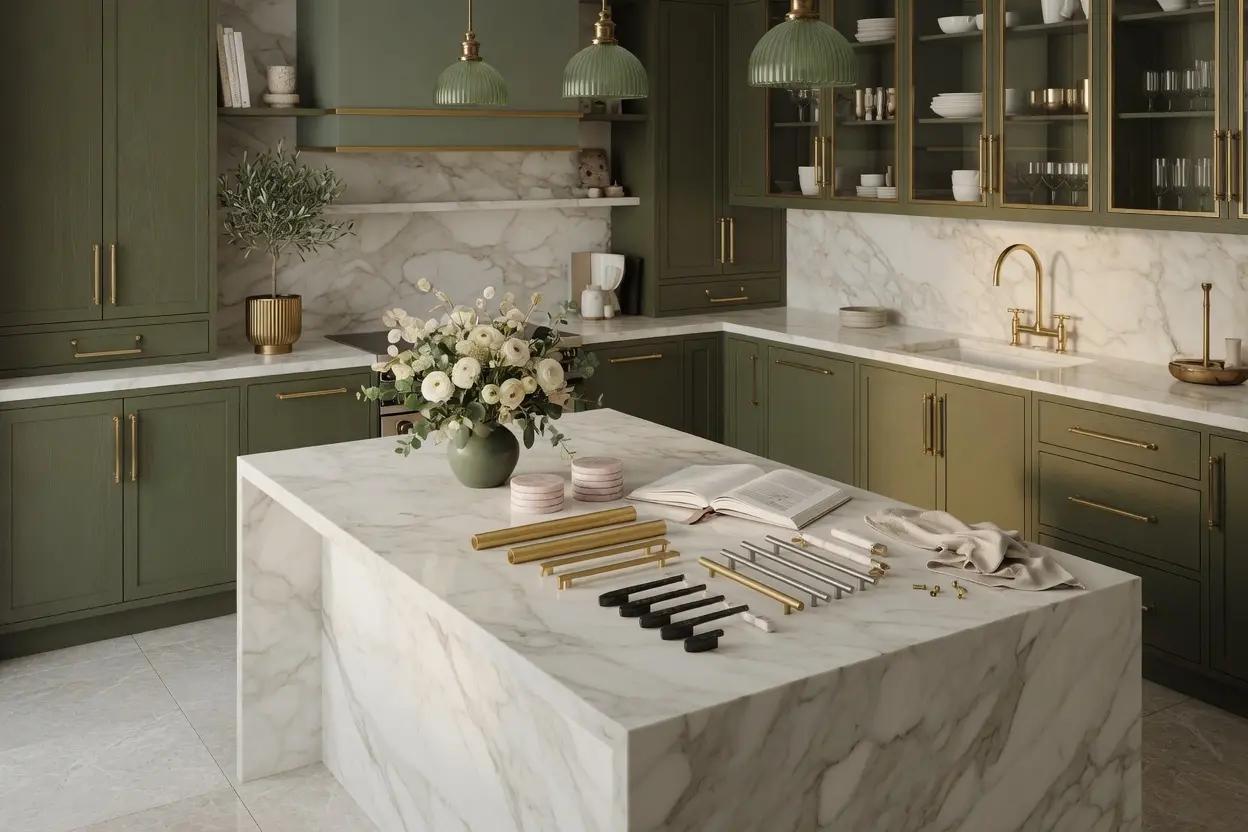 Modern Luxury Kitchen Design Ideas With Sage Green