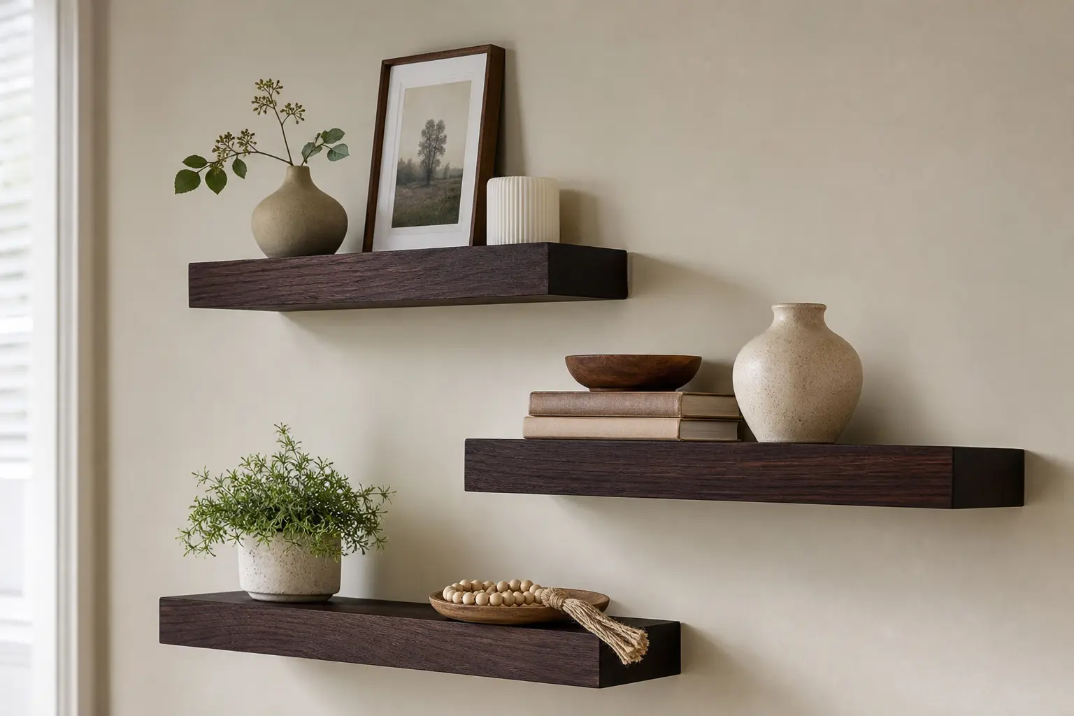 Small Floating Wall Shelves for Home Decor