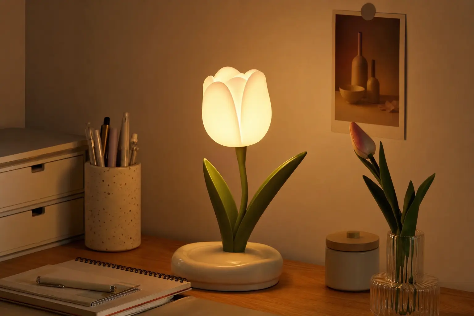 Aesthetic Tulip Night Light Lamp Ideas