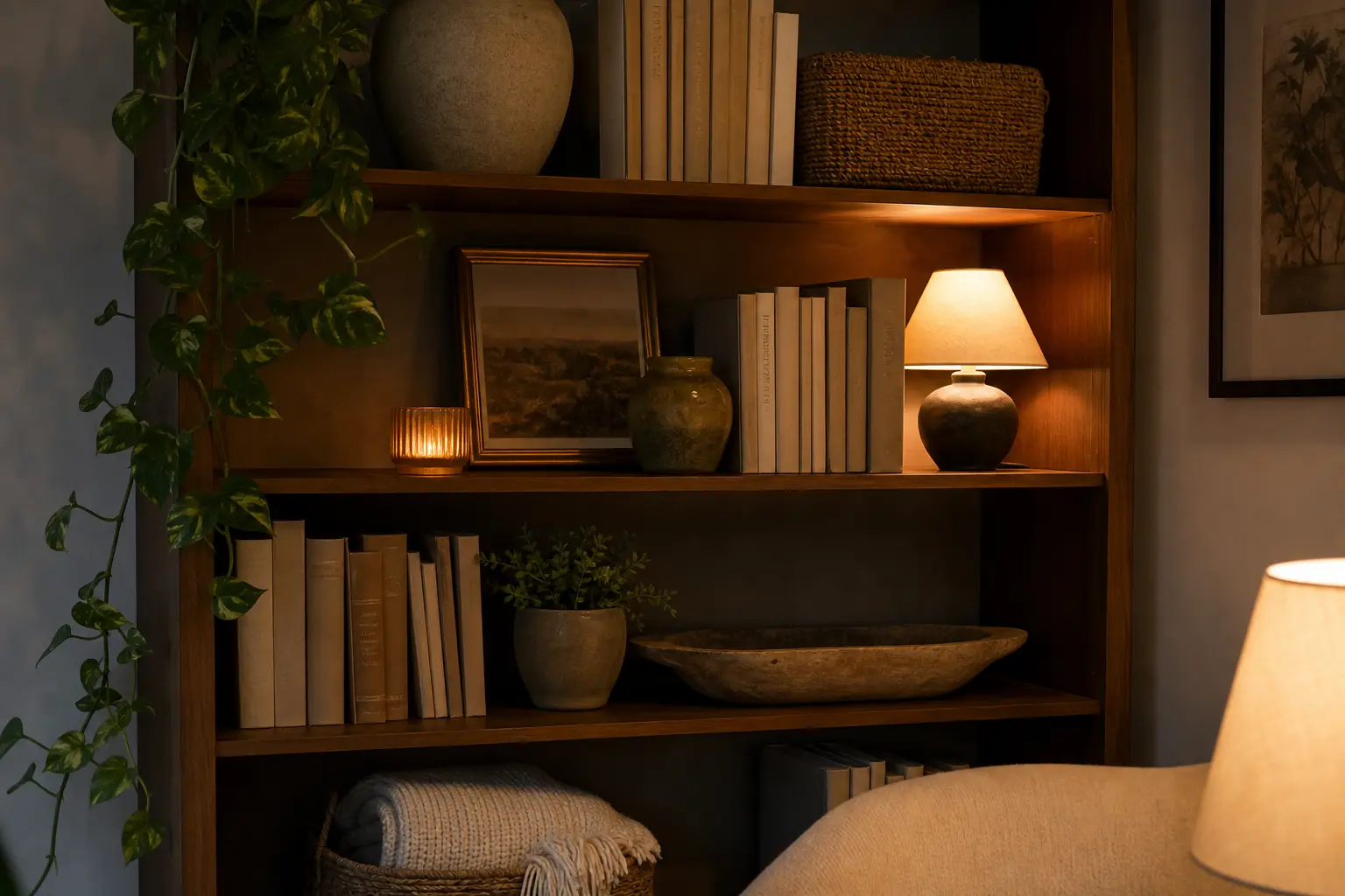 Cozy Aesthetic Bookshelf Decor Ideas