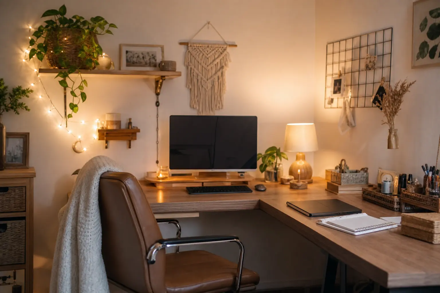 Cozy Desk Setup Ideas