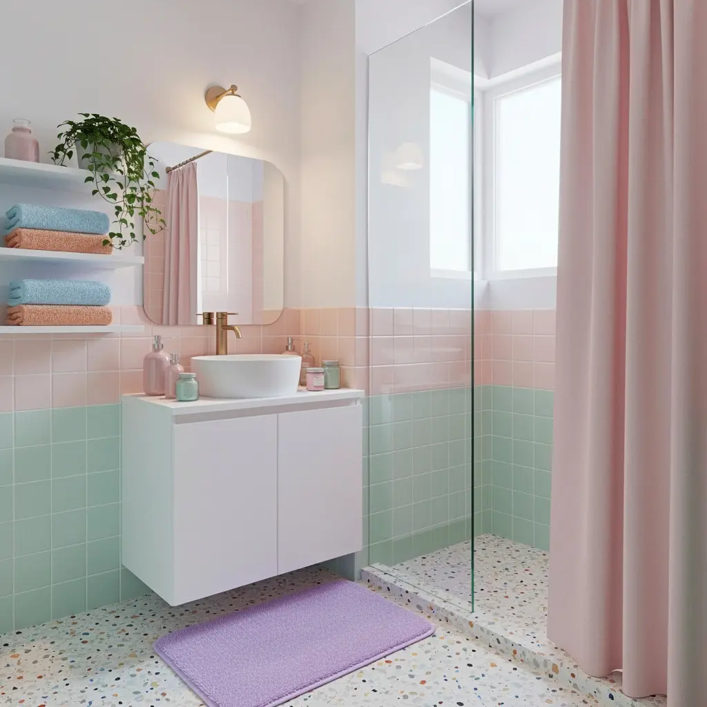 Dreamy Pastel Bathroom Ideas