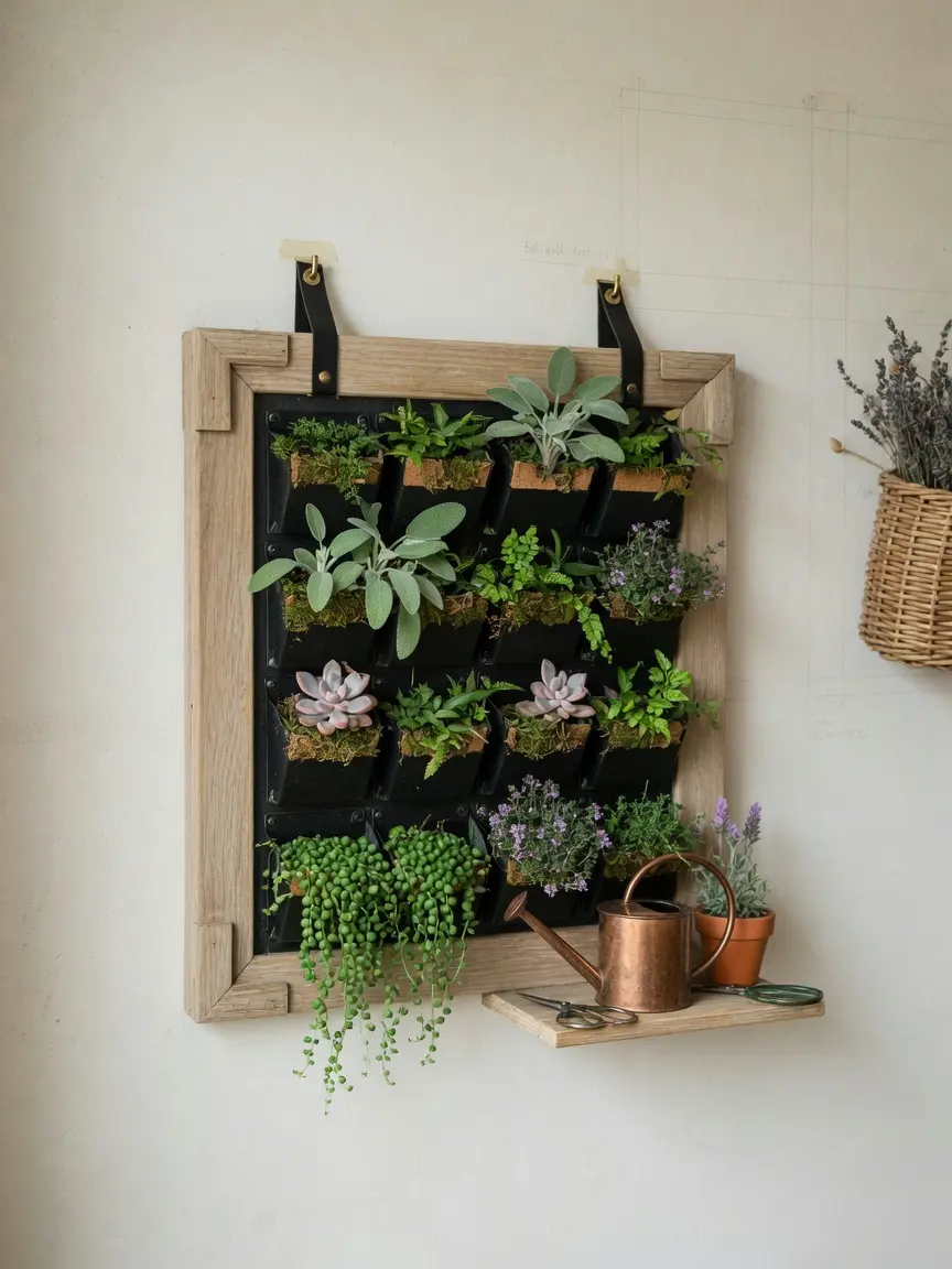 Cozy Vertical Garden Wall