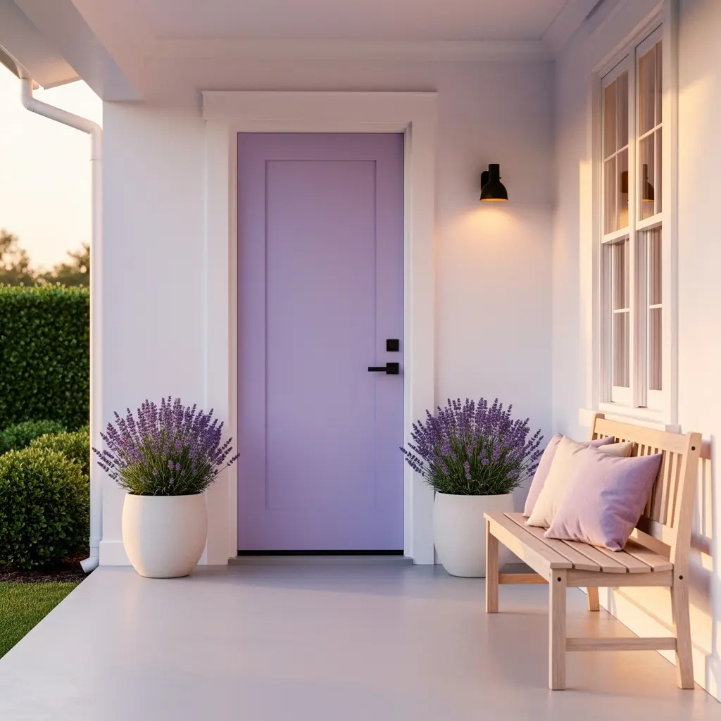 Dreamy Lavender Front Porch