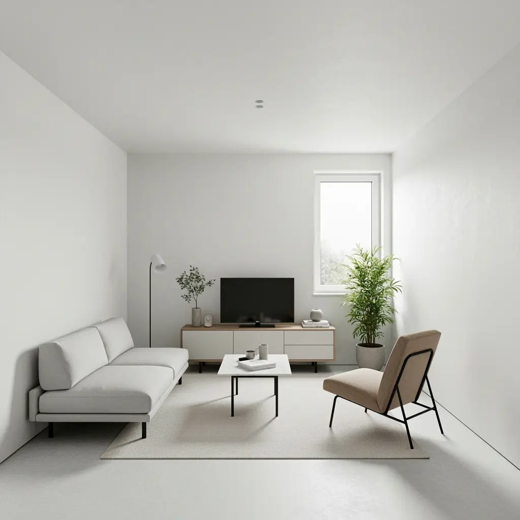 Minimalist Small Living Room