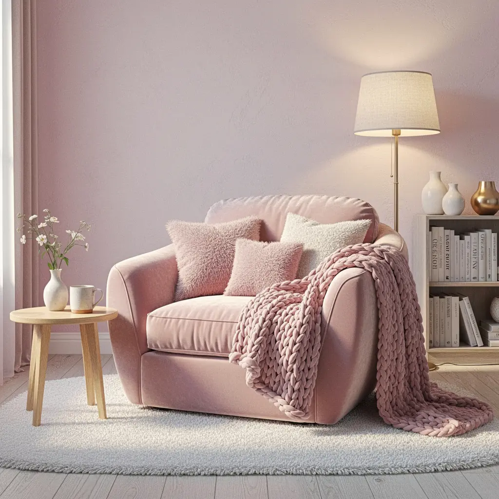 Cozy Pink Reading Nook Ideas