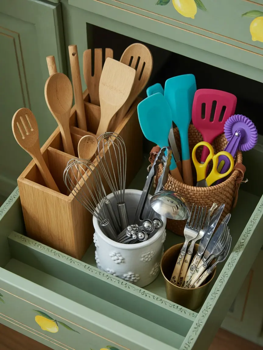 Kitchen Organization and Drawer Storage
