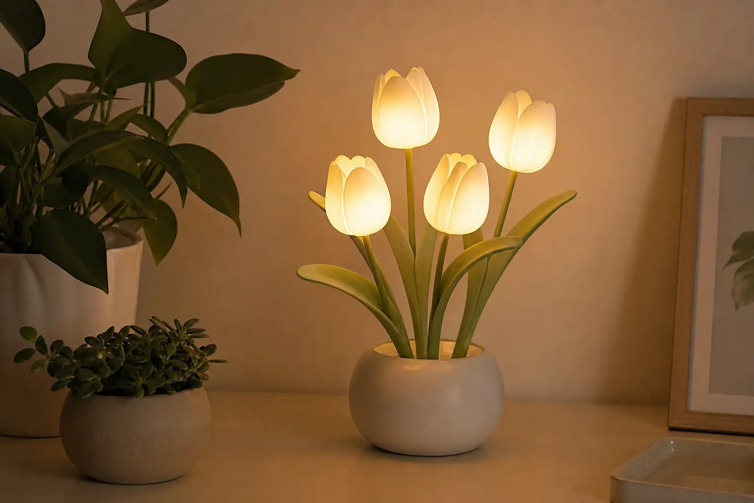 Aesthetic Tulip Night Light Lamp Ideas