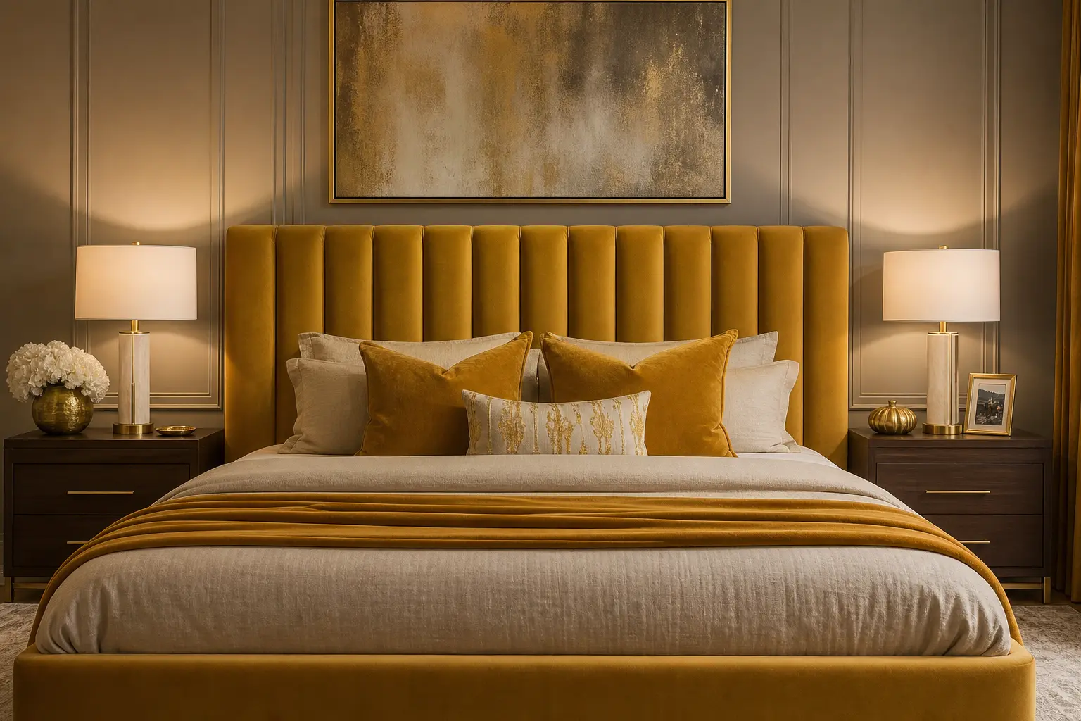 Mustard Yellow Bedroom Decor Ideas