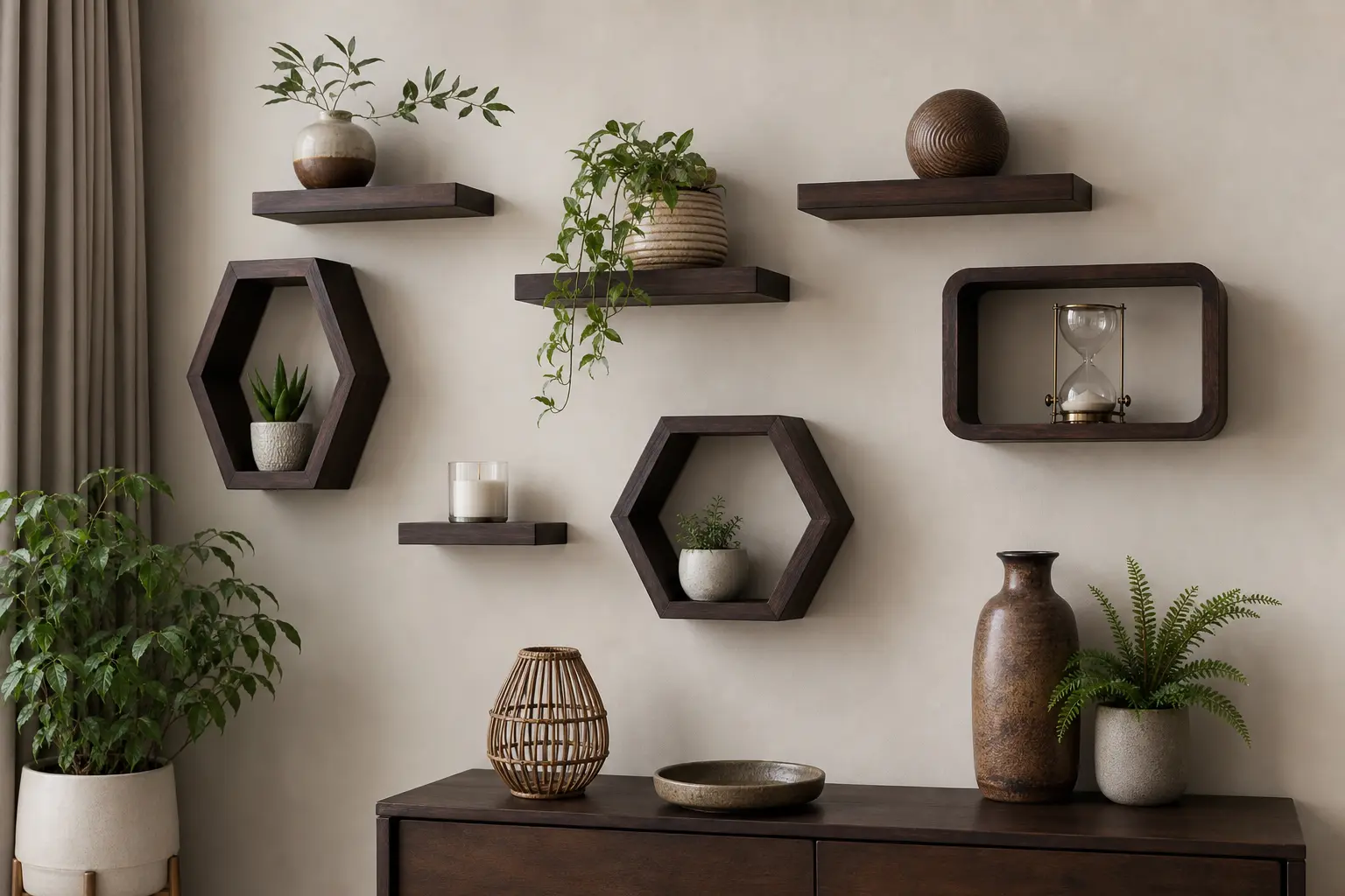 Small Floating Wall Shelves for Home Decor