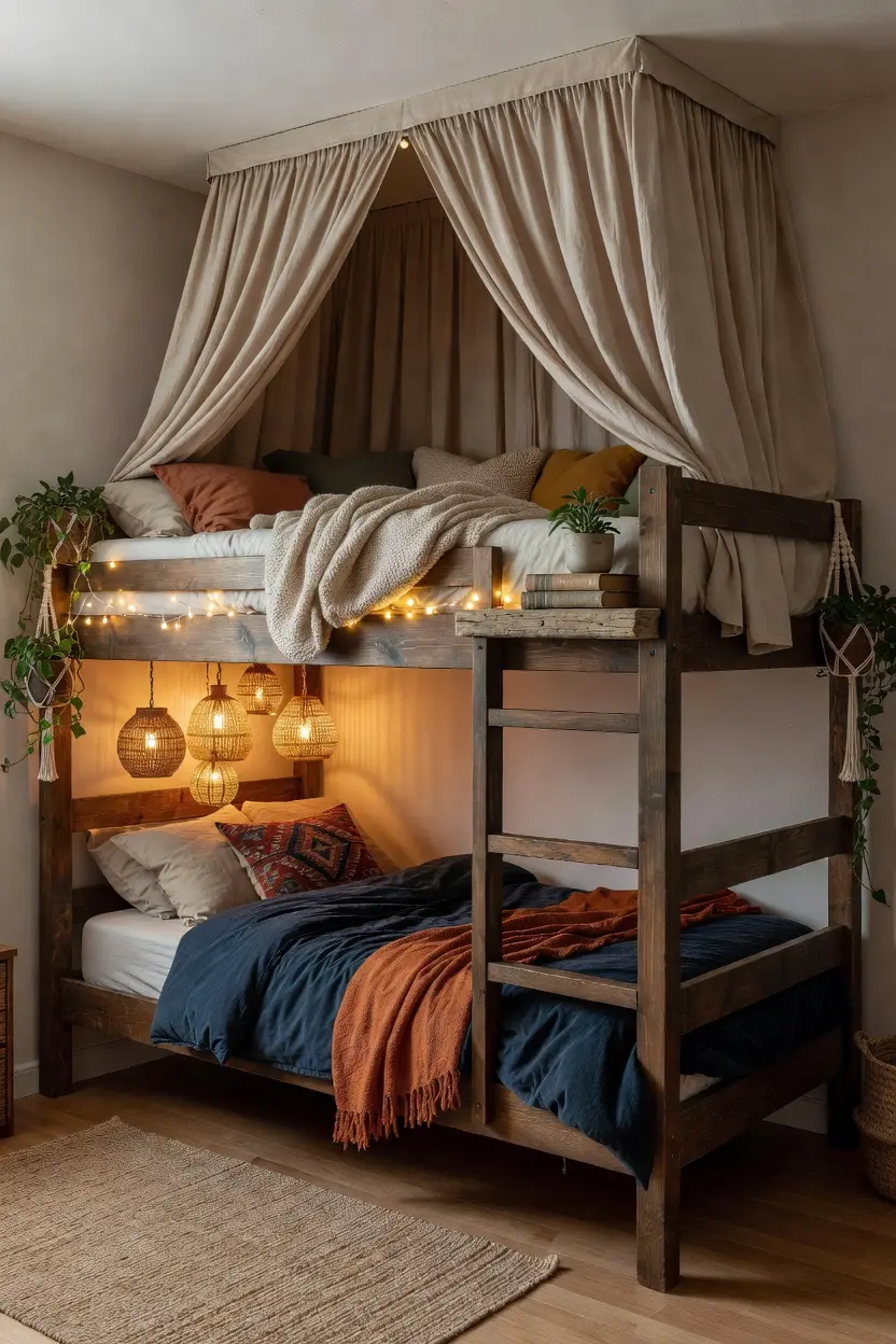 Aesthetic Bunk Bed Bedroom Ideas