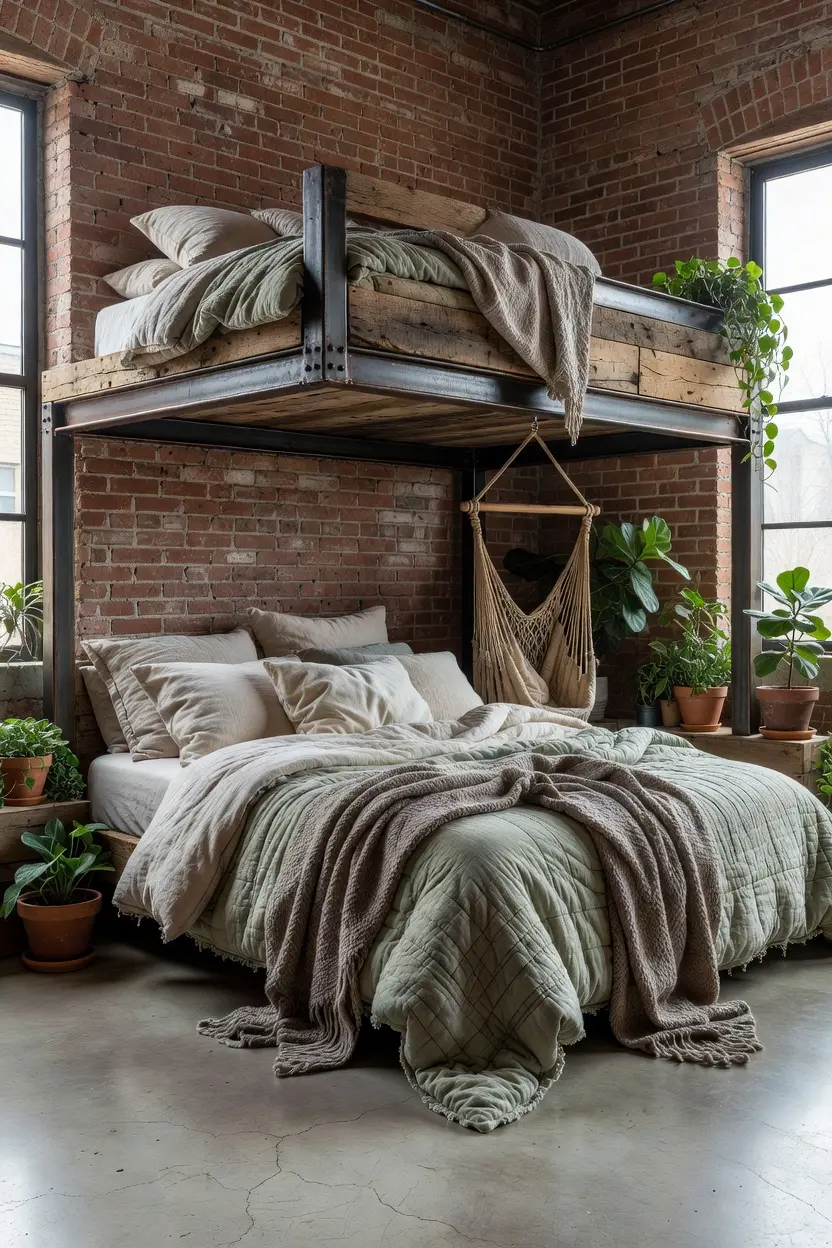 Aesthetic Loft Bedroom Ideas