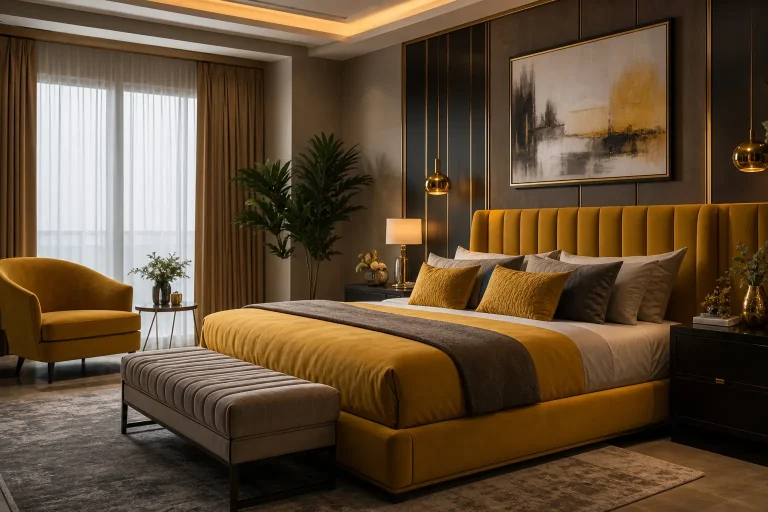 Mustard Yellow Bedroom Decor Ideas