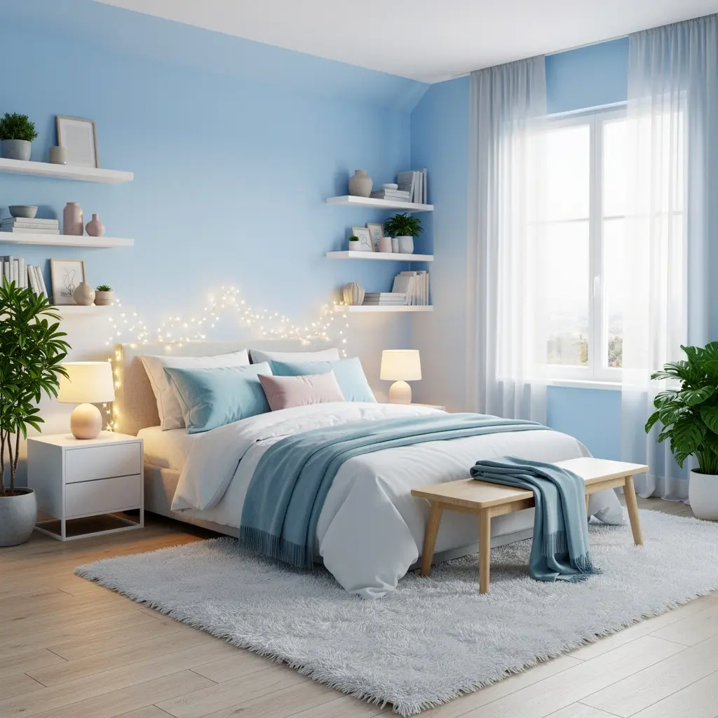 Sky Blue Dream Bedroom