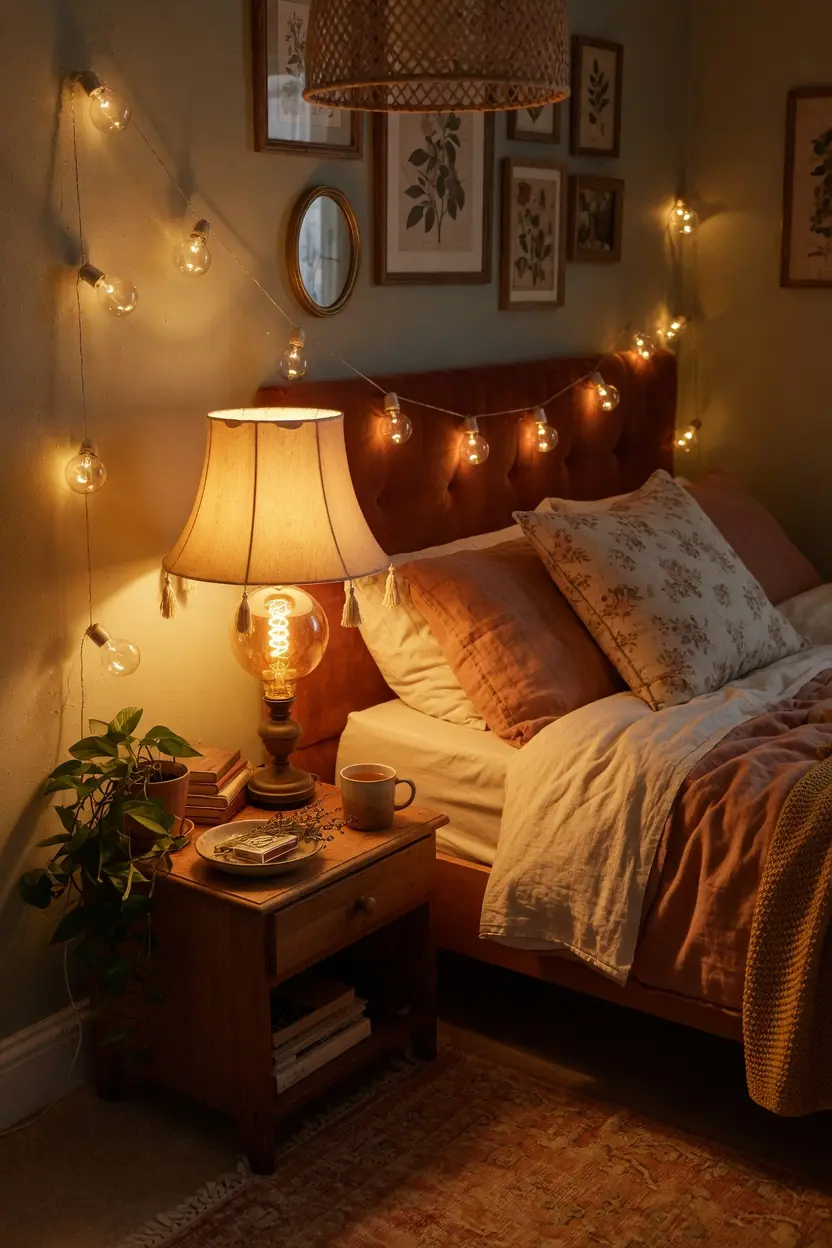 Cozy Bedroom Decor Ideas with Warm Lighting