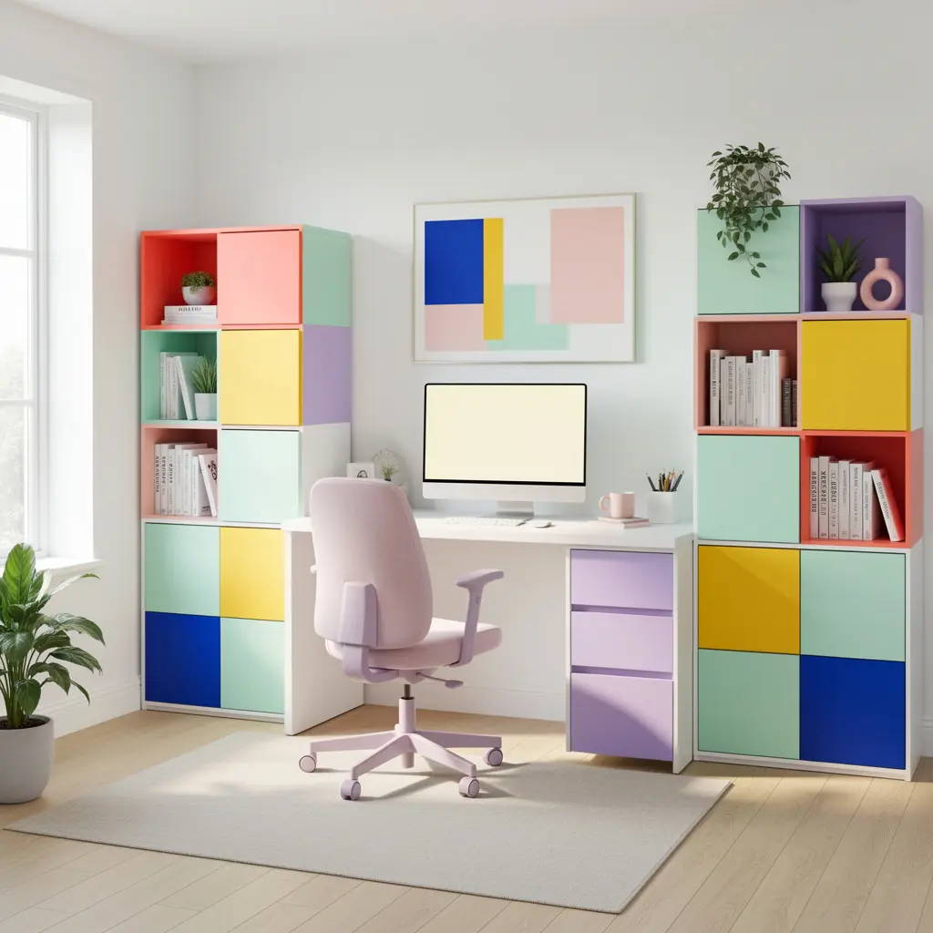 Dopamine-Decor Inspired Home Office Ideas