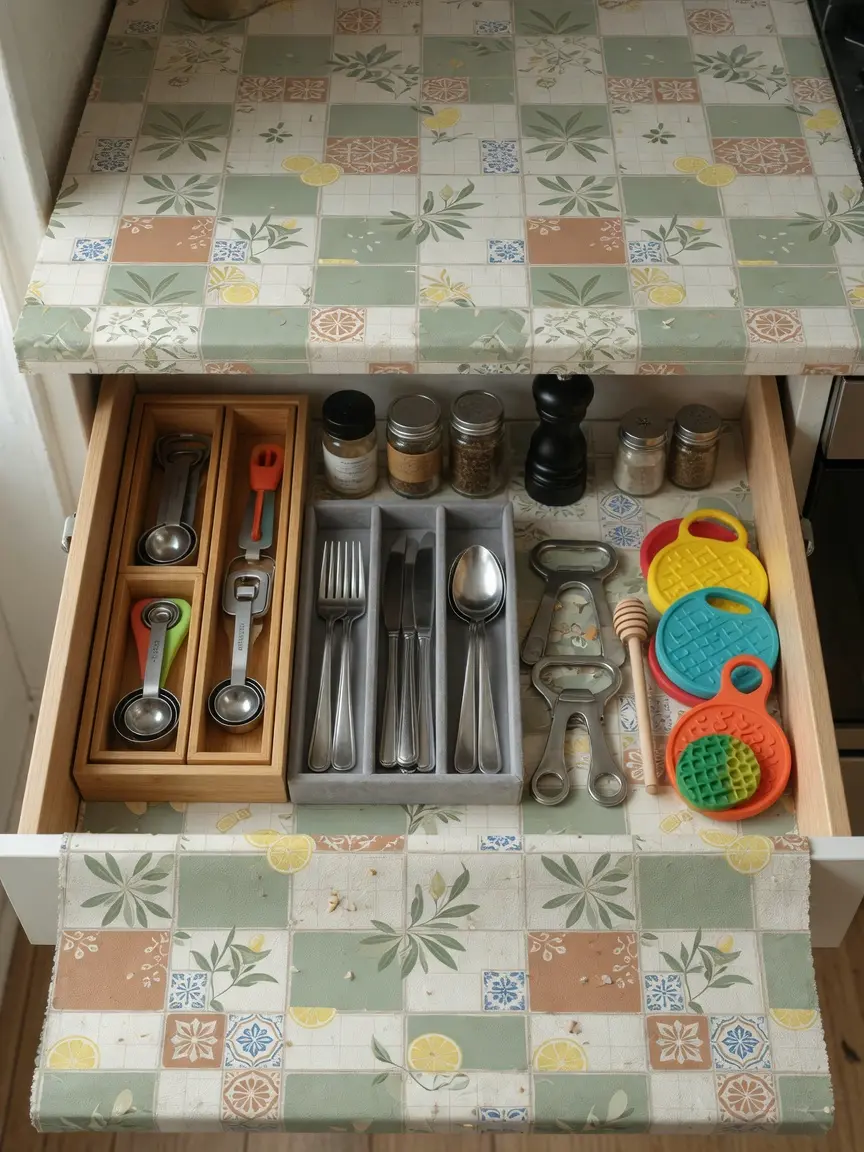 Kitchen Organization and Drawer Storage