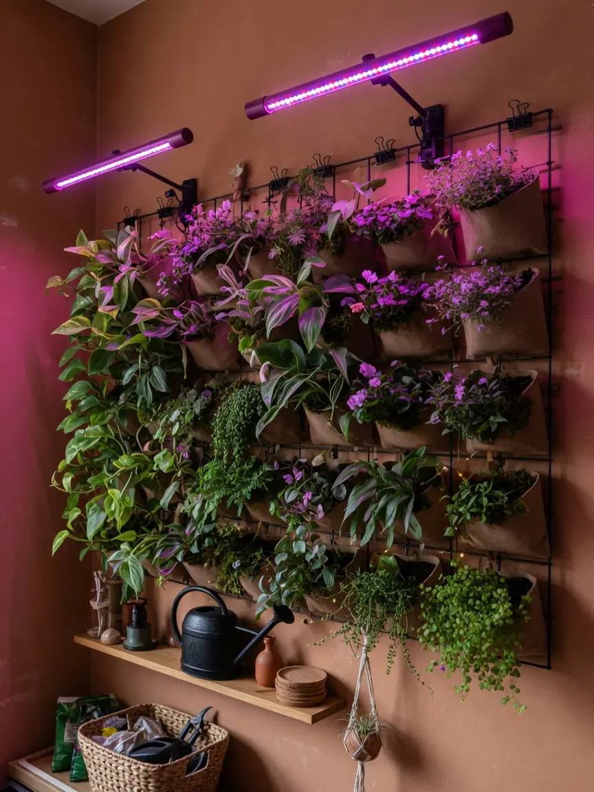 Cozy Vertical Garden Wall