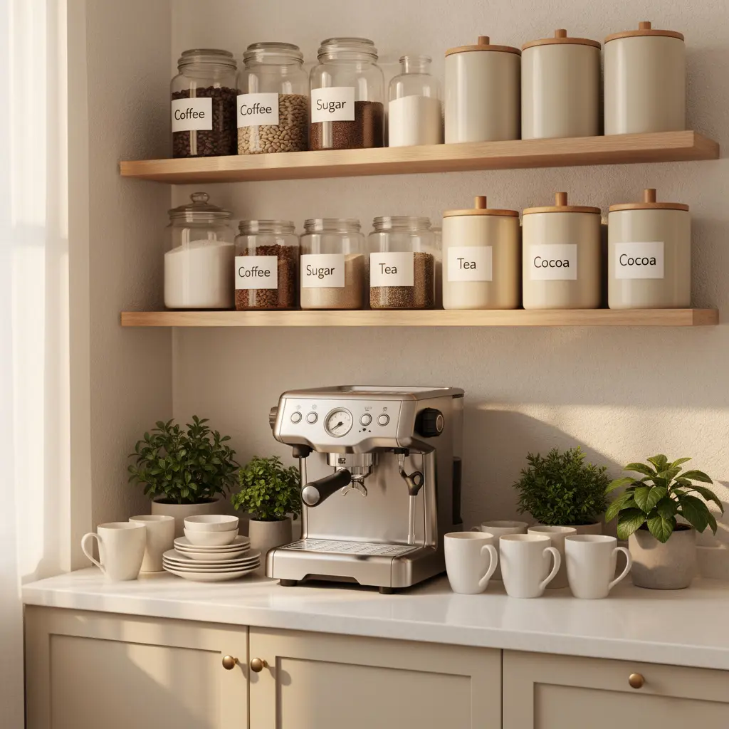 Cozy Aesthetic Coffee Bar Ideas