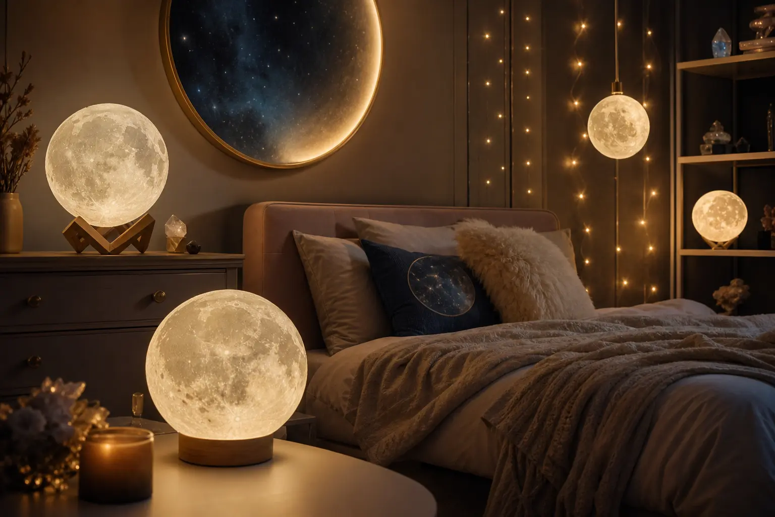 Crystal Moon Lamp Ideas