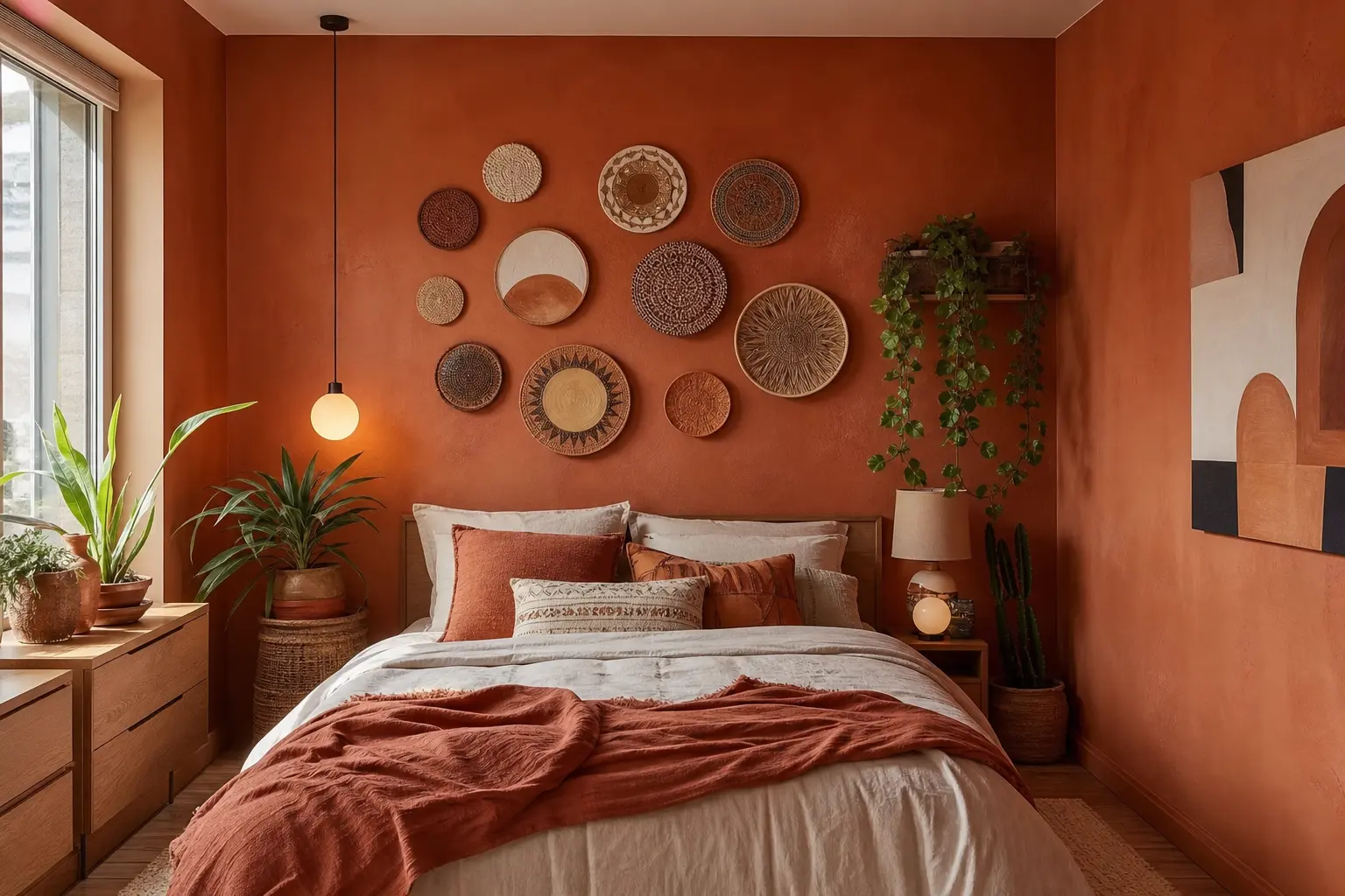 Terracotta Apartment Bedroom Ideas