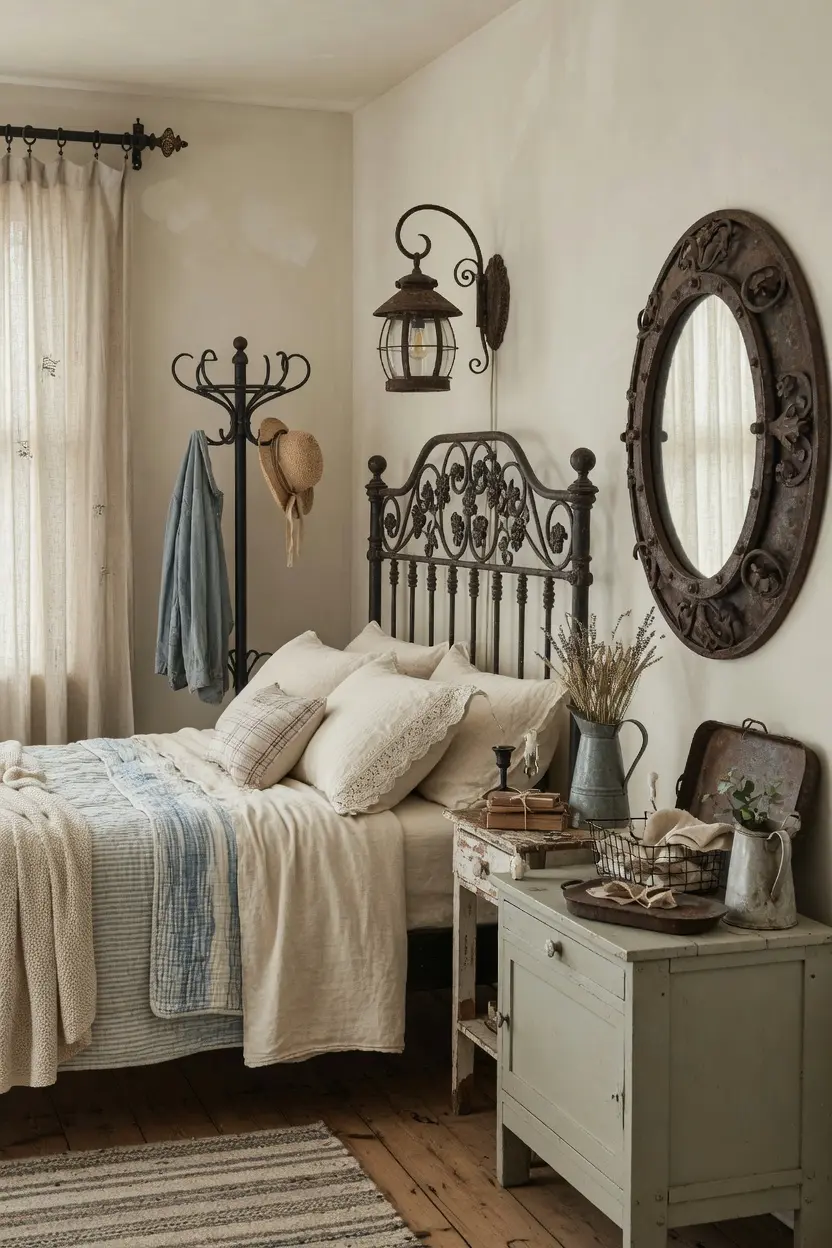 Aesthetic Farmhouse Bedroom Ideas