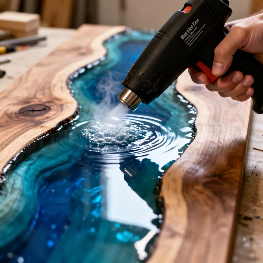 DIY Resin River Wall Art