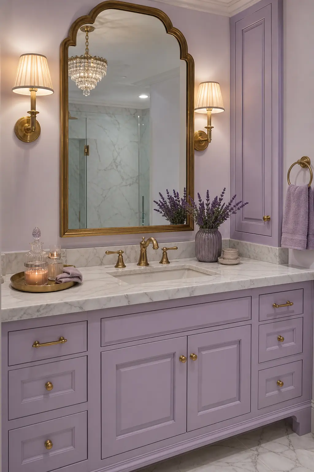 Lavender Vanity Room Ideas
