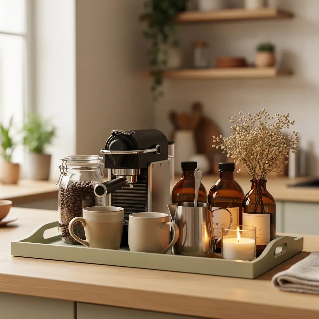 Cozy Aesthetic Coffee Bar Ideas