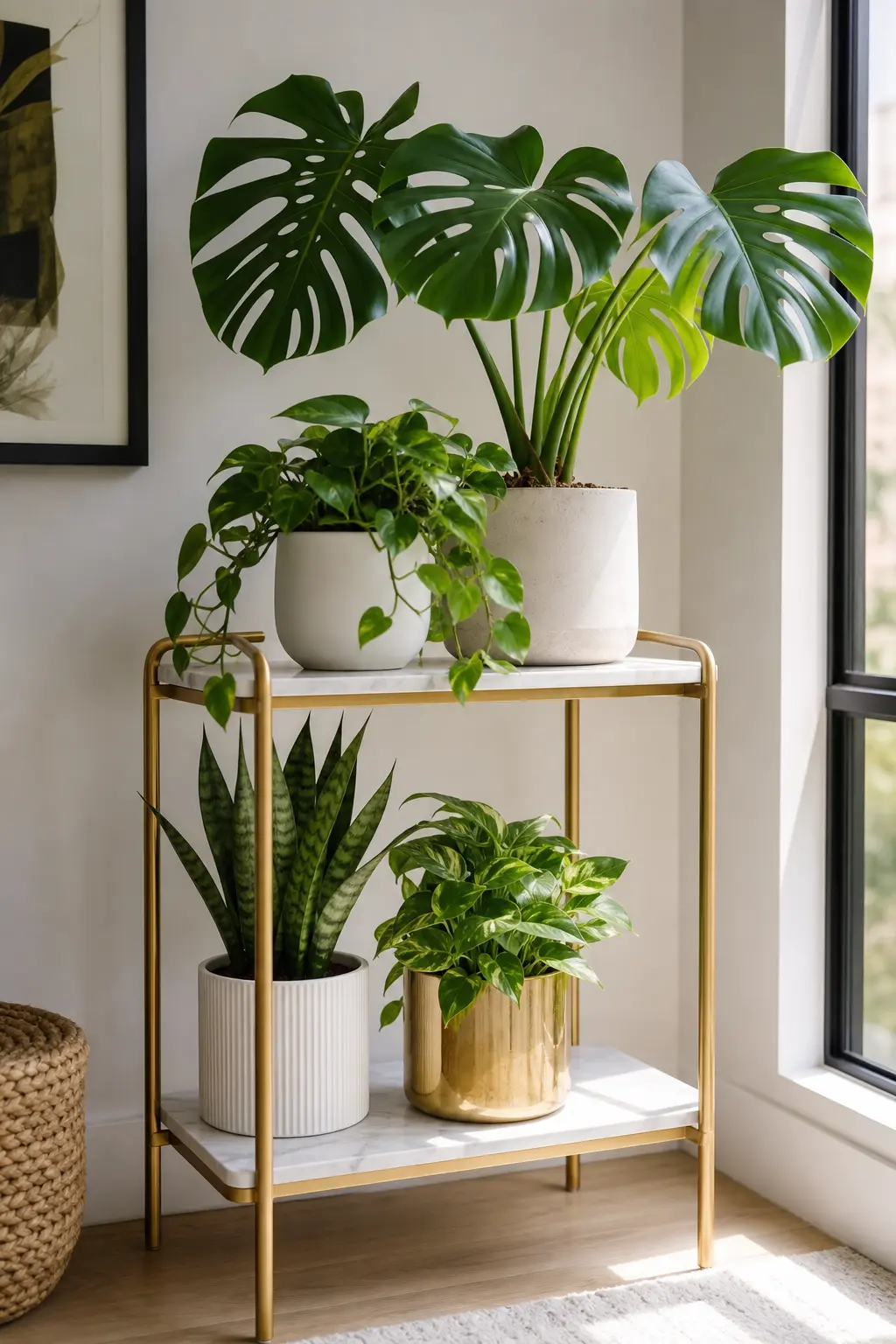 Modern 2-Tier Plant Stand Ideas
