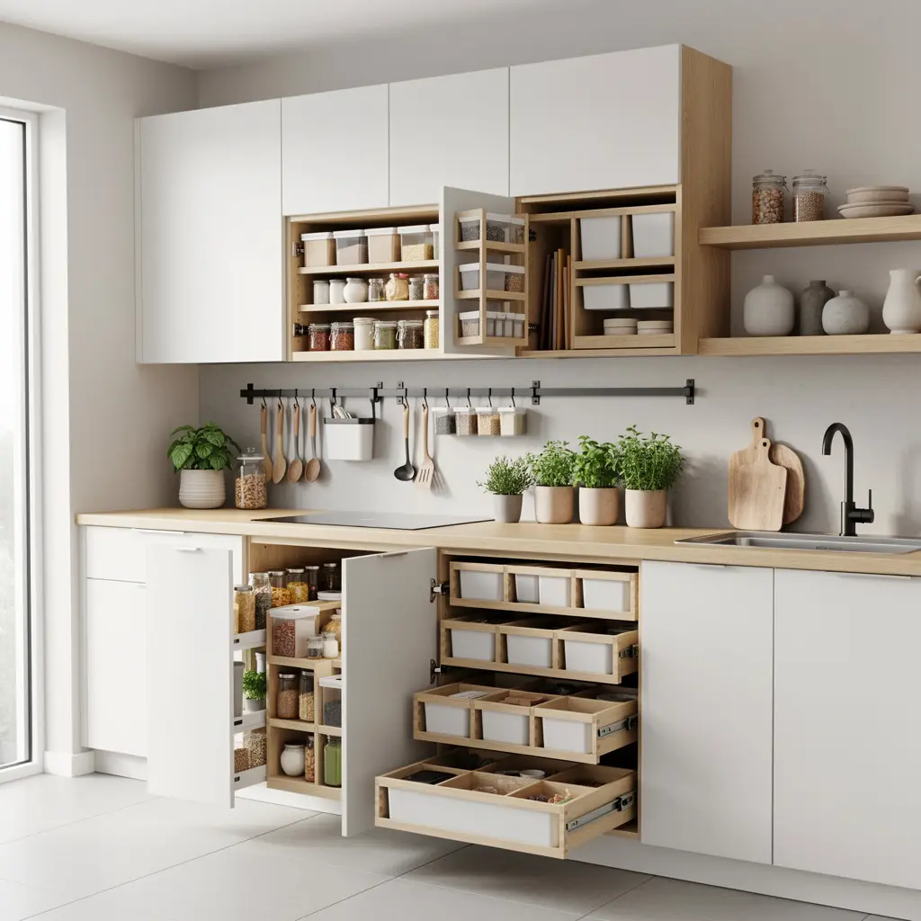 Smart Modular Kitchen Storage