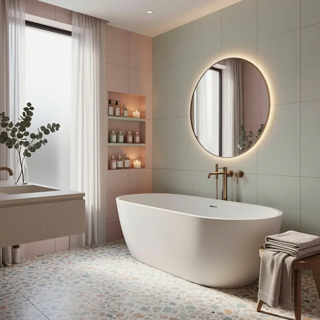 Dreamy Pastel Bathroom Ideas