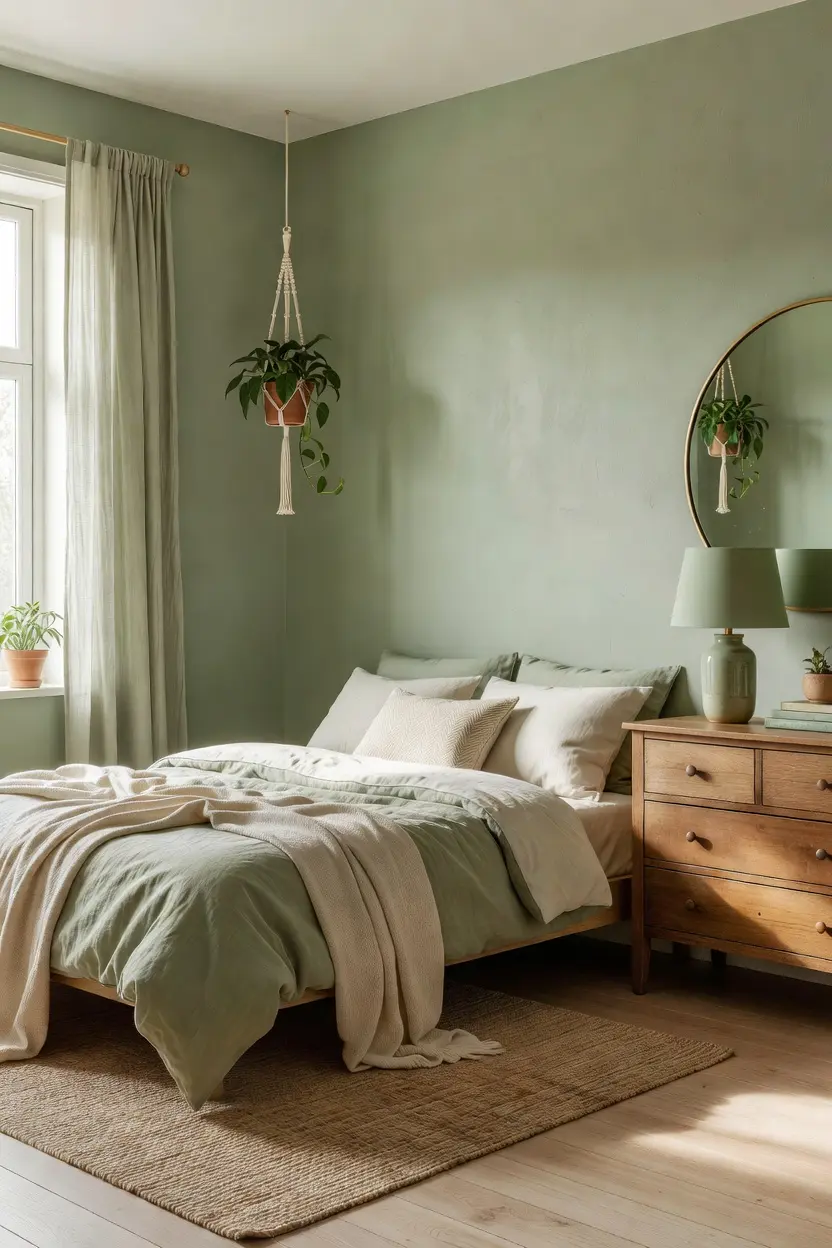 Cozy Sage Green Bedroom Ideas