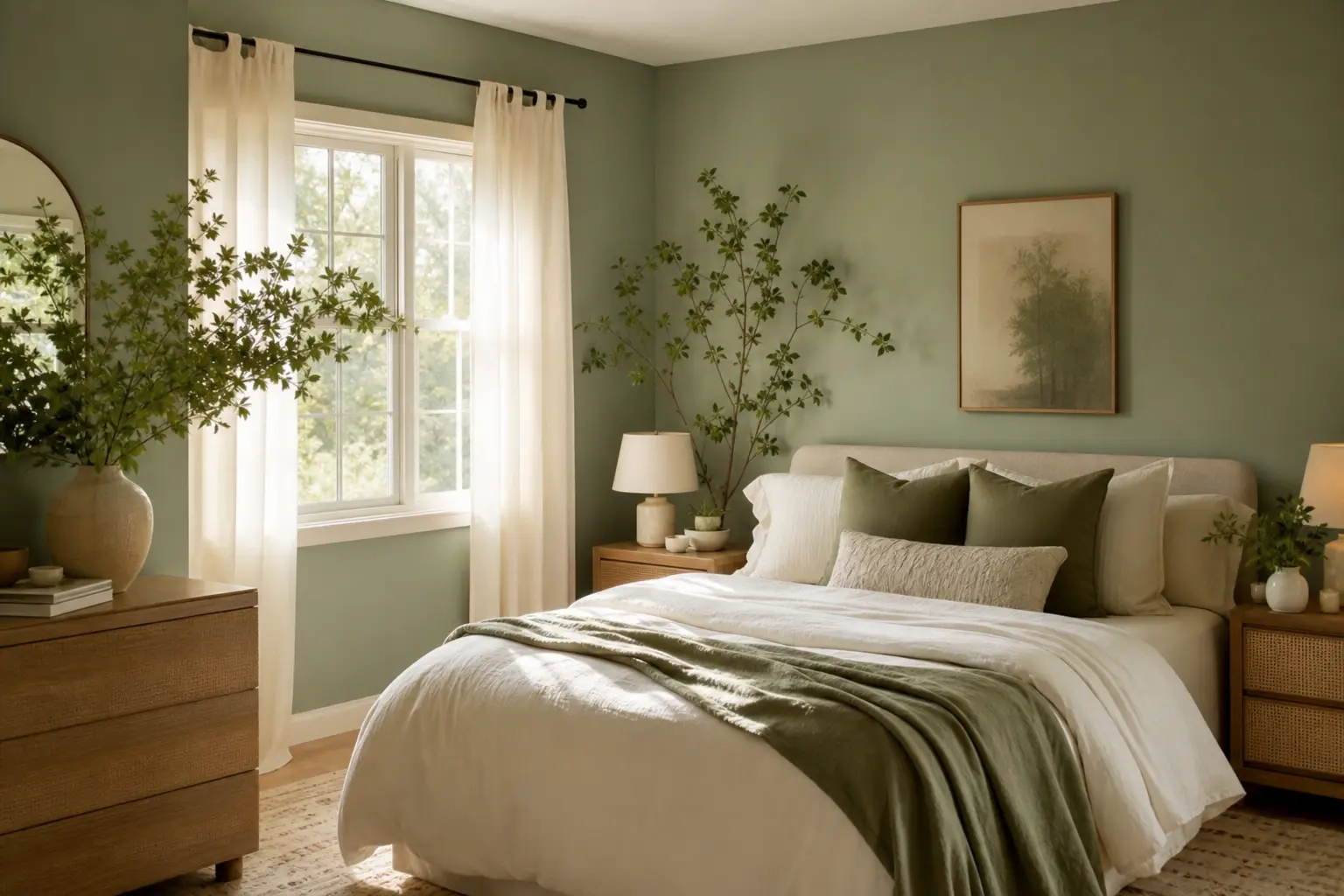 Cozy Sage Green Bedroom Ideas