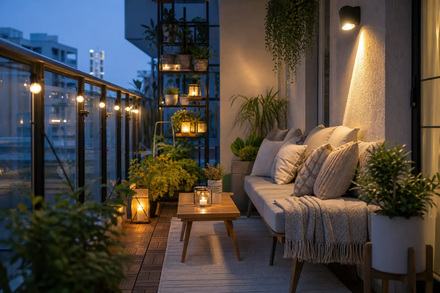 Modern Cozy Balcony Decor Ideas