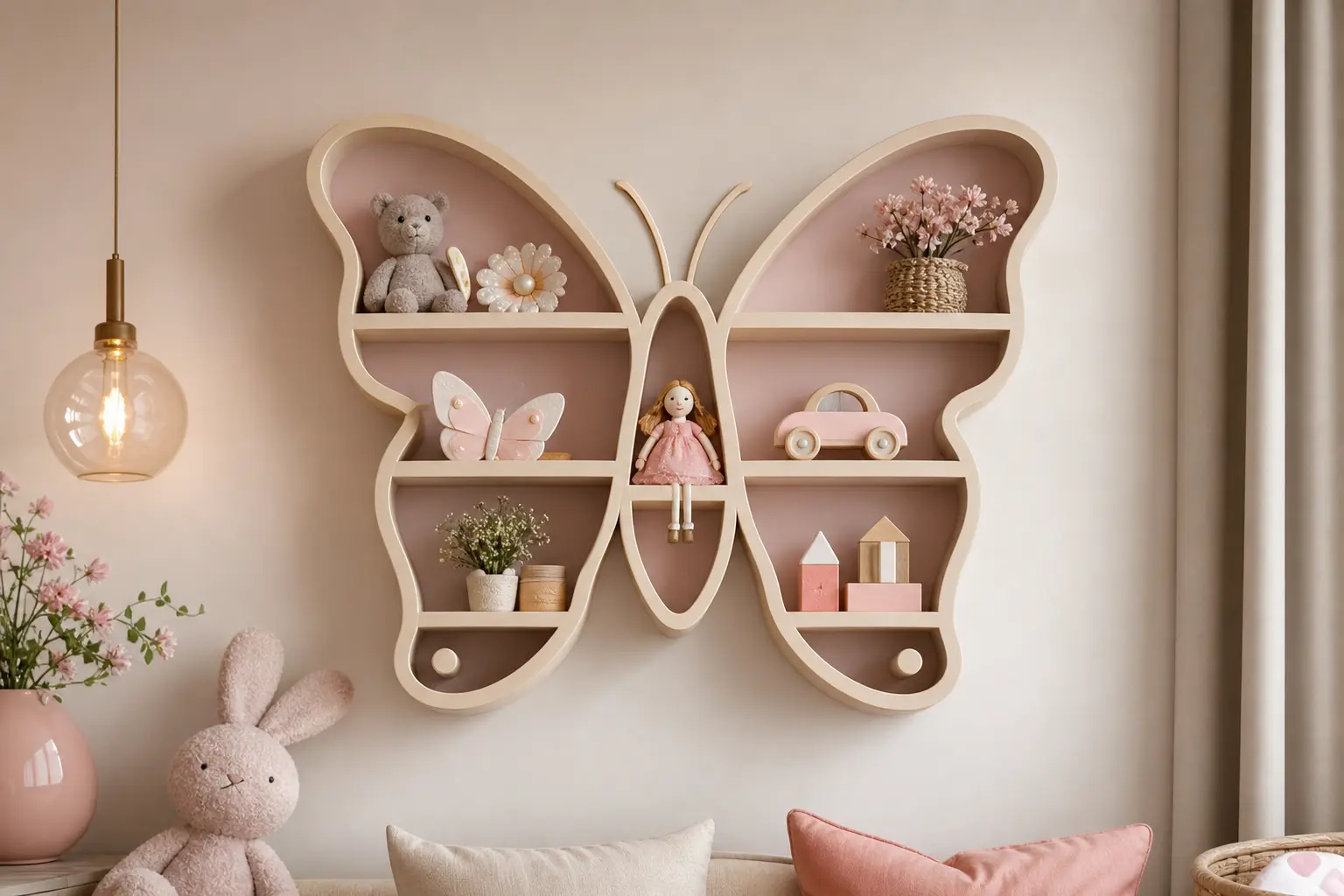 Butterfly Wall Shelf Ideas for Stylish Home Decor