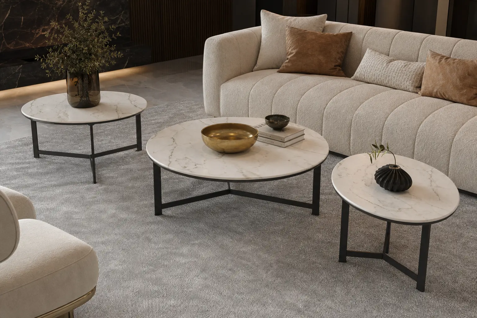 Luxury Marble Nesting Coffee Table Ideas