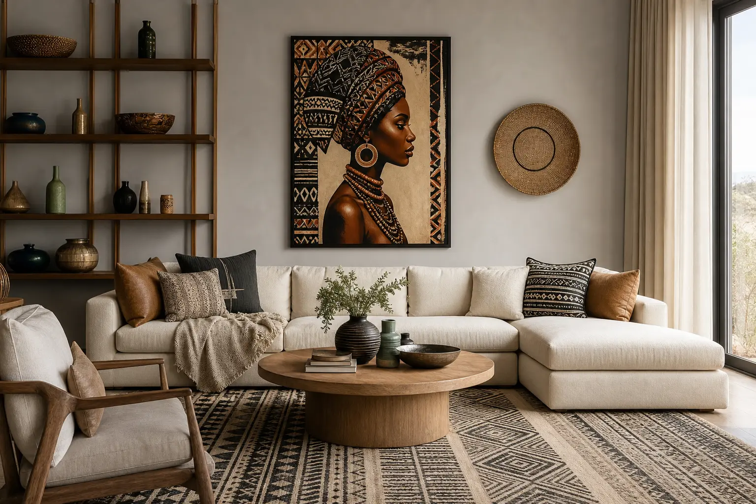 African Tribal Wall Art Decor Ideas