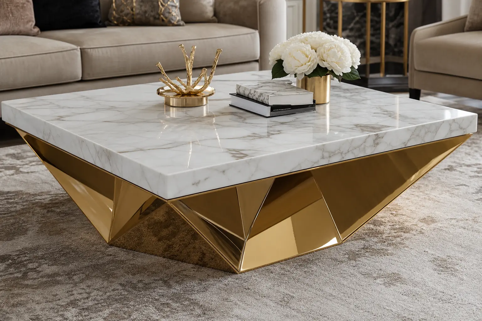 Modern Marble Coffee Table Ideas